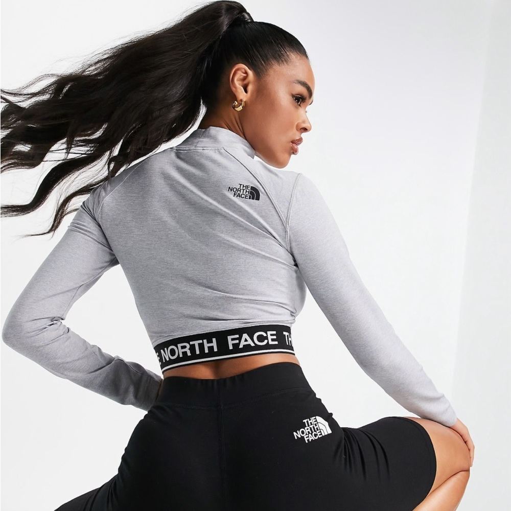 North Face Grey Crop Top